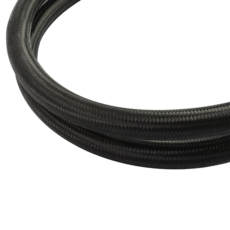 Mishimoto 15Ft Stainless Steel Braided Hose w/ -6AN Fittings - Black Oil Line Kits Mishimoto