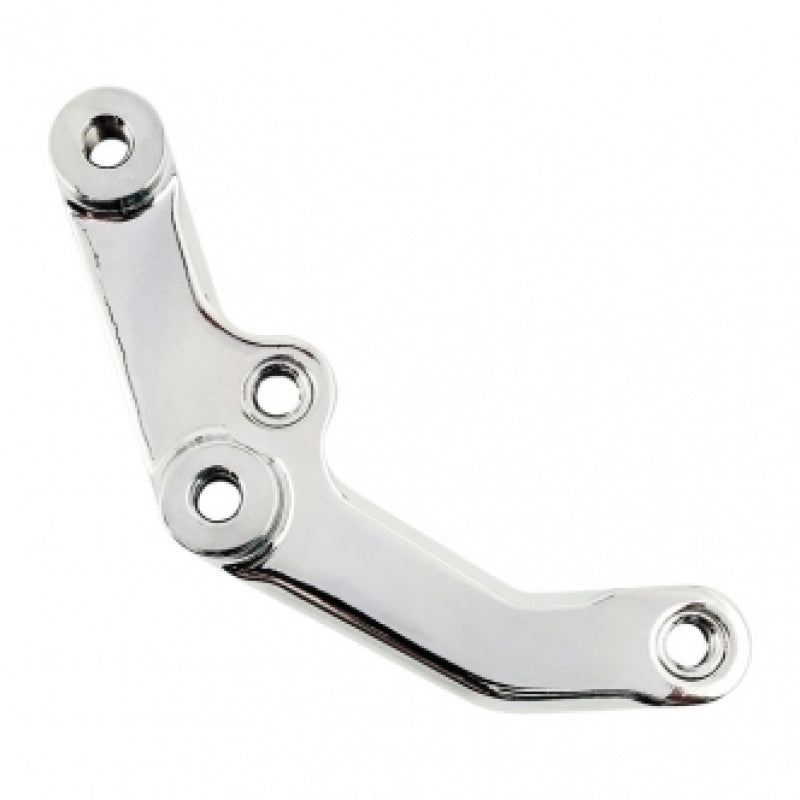 Performance Machine 00-Up HD Front Bracket Assy - Alum - Chrome Brake Adapters Performance Machine