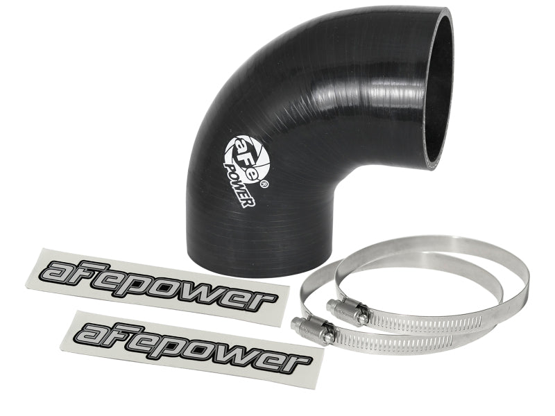 aFe Magnum FORCE Intake Coupling Kit (2-3/4 IN ID x 5 IN L x 90 Deg.) Elbow Coupler - Black Air Intake Components aFe