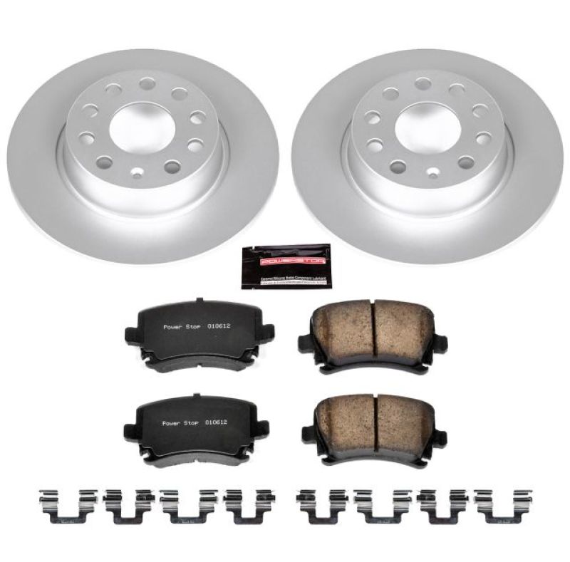 Power Stop 2013 Audi A3 Quattro Rear Z23 Evolution Sport Coated Brake Kit Brake Kits - Performance D&S PowerStop