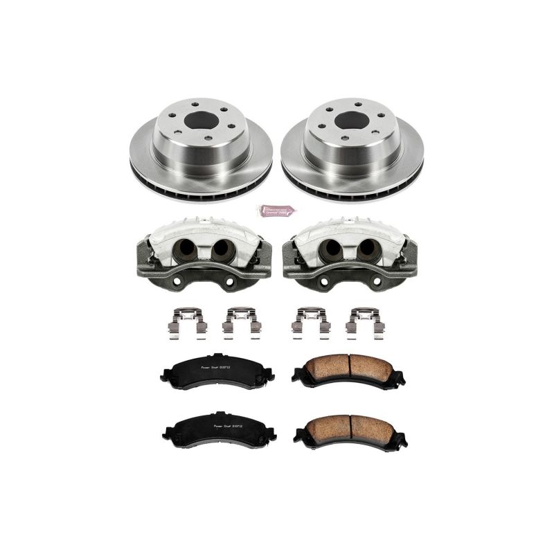 Power Stop 02-06 Cadillac Escalade Rear Autospecialty Brake Kit w/Calipers Brake Kits - OE PowerStop