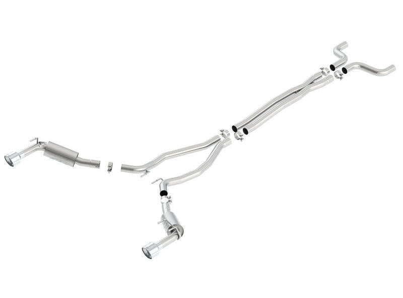 Borla 14-15 Chevy Camaro SS 6.2L V8 Single Split Rear Exit ATAK Catback Exhaust Catback Borla