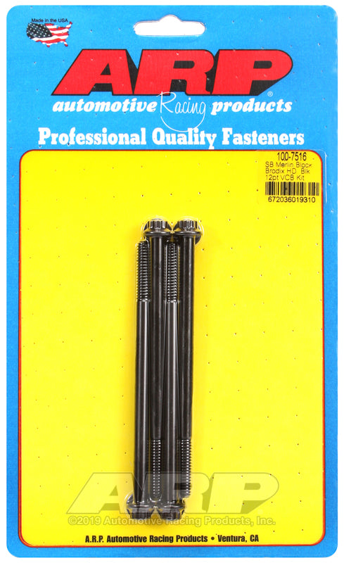 ARP Merlin block, Brodix head SB 12pt valve cover bolt kit Hardware Kits - Other ARP