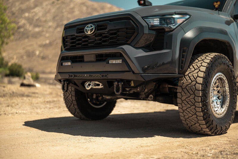 DV8 24-25 Toyota Tacoma Spec Series Front Winch Bumper - Micro-Texture Black Bumpers - Steel DV8 Offroad