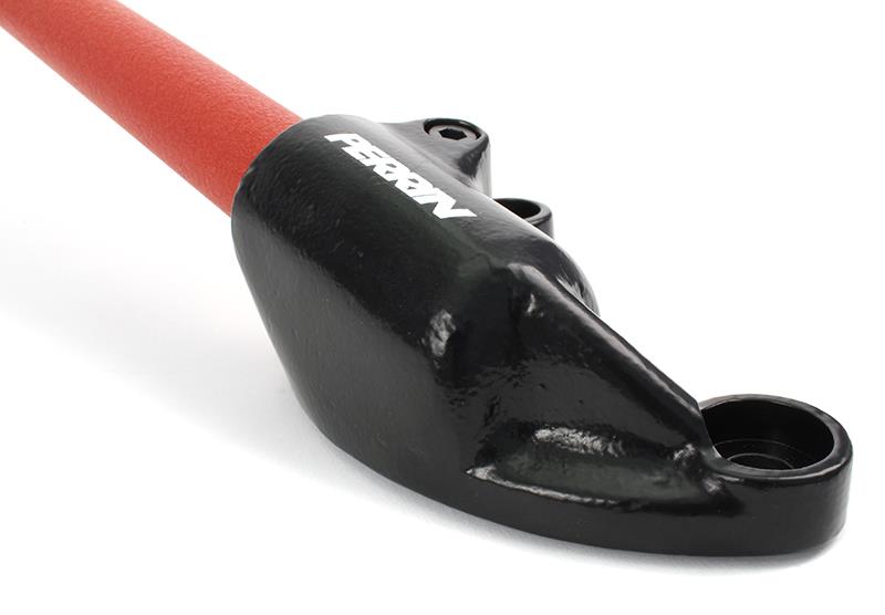 PERRIN 08-14 WRX/STI/Impreza / 14-18 Forester / 13-17 Crosstrek / 05-09 Legacy FR Strut Brace - Red Strut Bars Perrin Performance