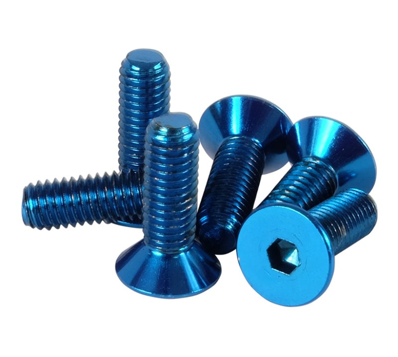 NRG Steering Wheel Screw Upgrade Kit (Conical) - Blue Steering Wheels NRG