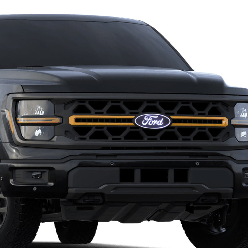 Putco 2024 Ford F-150 Front Emblem - With camera cutout (With Spray washer) Light Bars & Cubes Putco