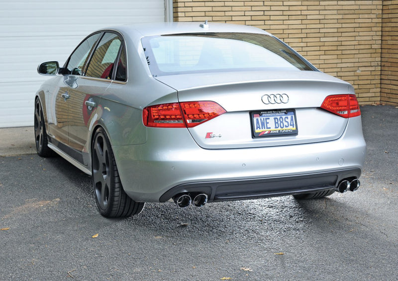 AWE Tuning Audi B8 / B8.5 S4 3.0T Touring Edition Exhaust - Chrome Silver Tips (90mm) Catback AWE Tuning