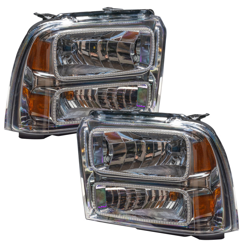 Oracle 05-07 Ford F-250/350 SMD HL - Chrome - White Headlights ORACLE Lighting