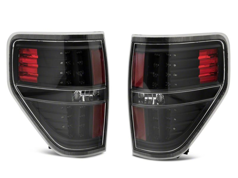 Raxiom 09-14 Ford F-150 Styleside LED Tail Lights- Blk Housing (Clear Lens) Tail Lights Raxiom