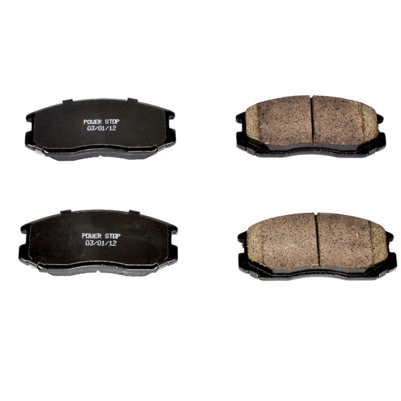 Power Stop 91-96 Eagle Summit Front Z16 Evolution Ceramic Brake Pads Brake Pads - OE PowerStop