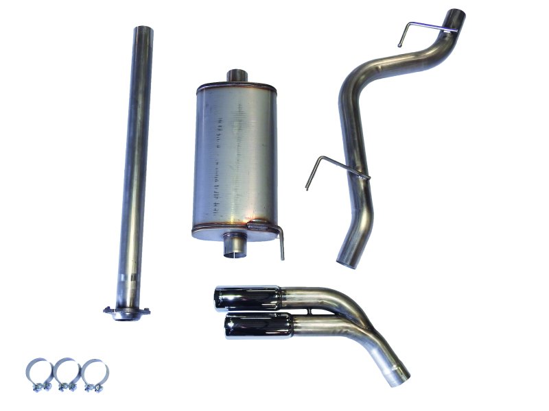 JBA 15-20 Ford F-150 2/4WD 2.7L/3.5L/5.0L 304SS Dual Side Exit Cat-Back Exhaust Catback JBA