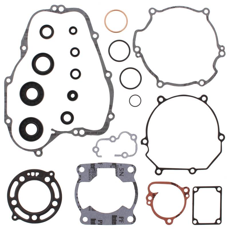 Vertex Gaskets 14-21 Kawasaki KX100 Complete Gasket Kit w/ Oil Seals Engine Hardware Vertex Pistons