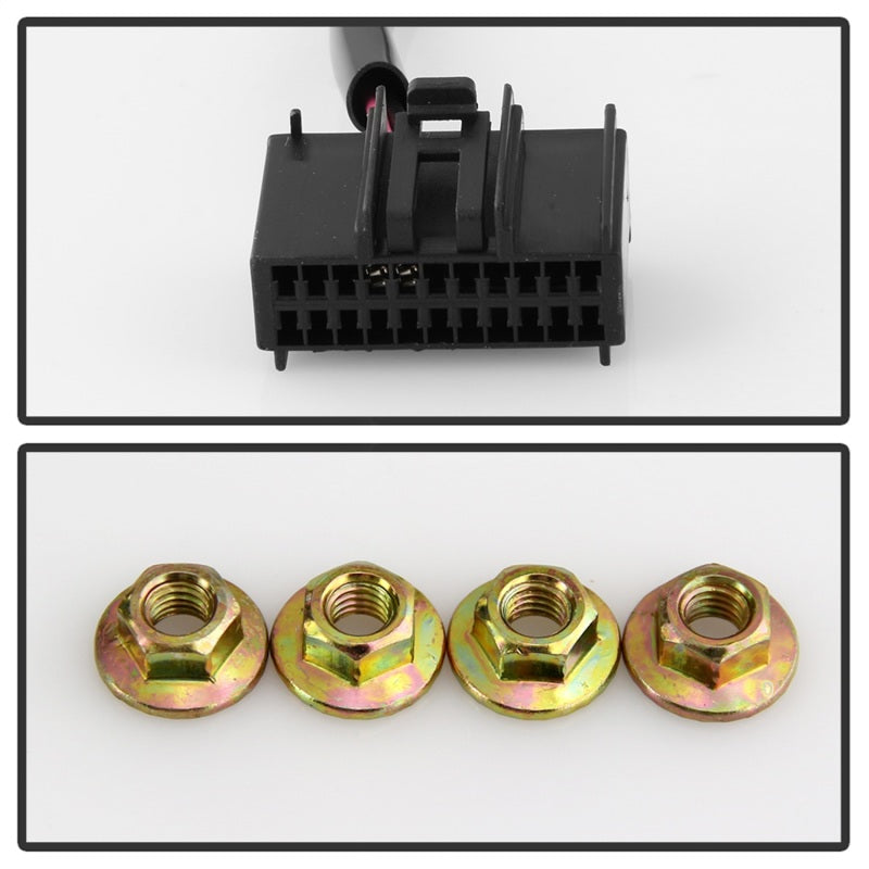 xTune 08-15 Ford Super Duty LED Telescoping Manual Mirrors - Smk (Pair) (MIR-FDSD08S-G4-MA-RSM-SET) Side Mirrors SPYDER