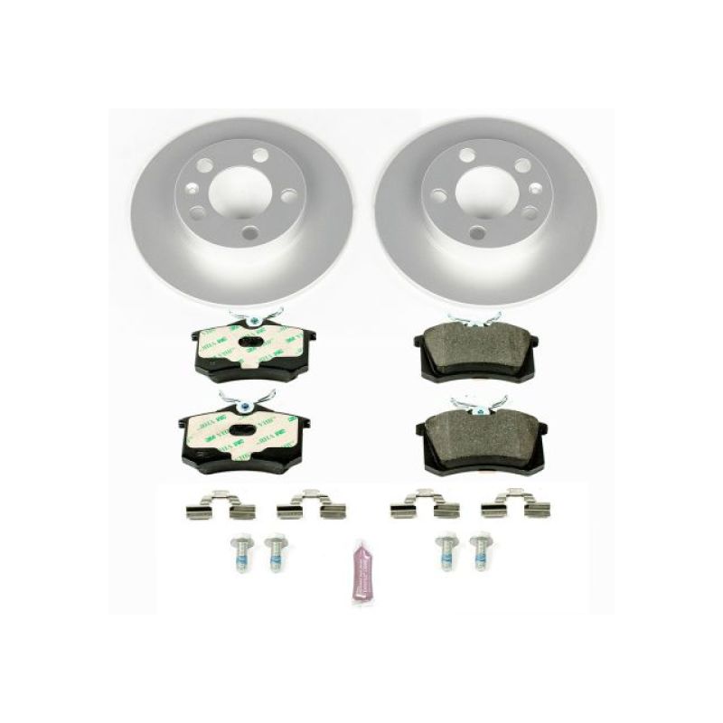 Power Stop 98-10 Volkswagen Beetle Rear Euro-Stop Brake Kit Brake Kits - OE PowerStop