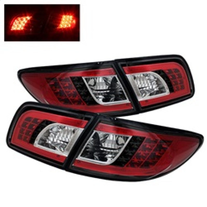 Spyder Mazda 6 03-08 4/5DR (Not fit Wagon)LED Tail Lights Black ALT-YD-M603-LED-BK Tail Lights SPYDER