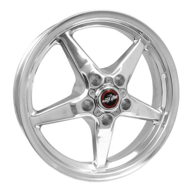 Race Star 92 Drag Star 17x4.50 5x4.75bc 1.75bs Direct Drill Polished Wheel Wheels - Cast Race Star