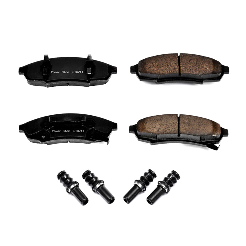 Power Stop 88-96 Buick Regal Front Z17 Evolution Ceramic Brake Pads w/Hardware Brake Pads - OE PowerStop