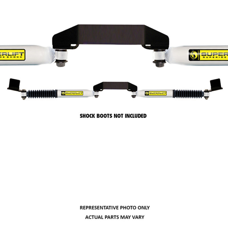 Superlift 08-19 Ford F-250/350 SuperDuty 4WD Dual Steering Stabilizer Kit - SR (Hydraulic) Steering Stabilizer Superlift