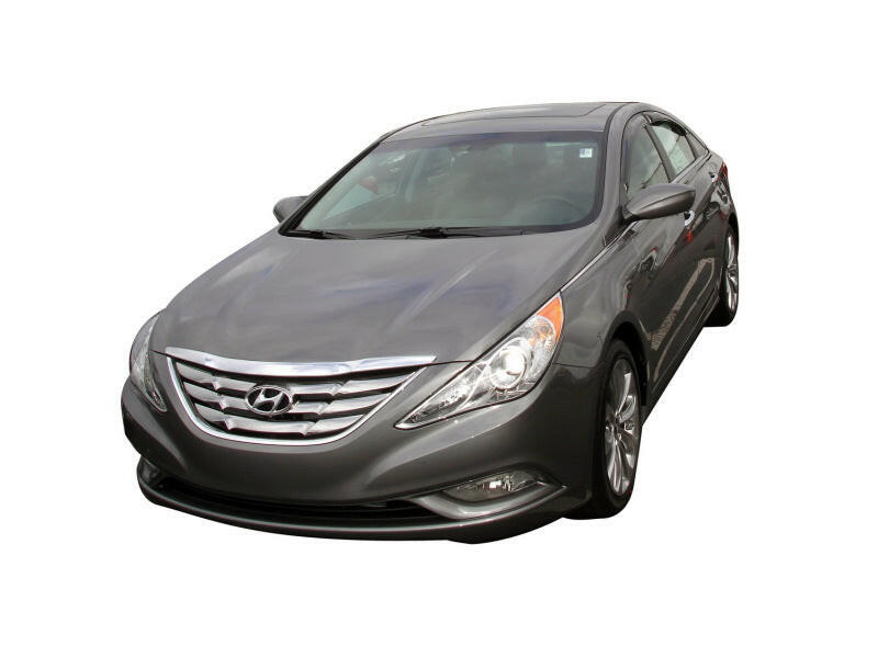 AVS 11-14 Hyundai Sonata (New Body Style) Ventvisor Outside Mount Window Deflectors 4pc - Smoke Wind Deflectors AVS