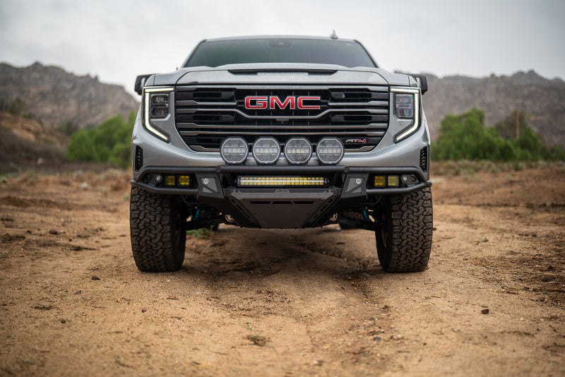 DV8 Offroad 2022-2025 GMC Sierra 1500 Tube Front Bumper Bumpers - Steel DV8 Offroad