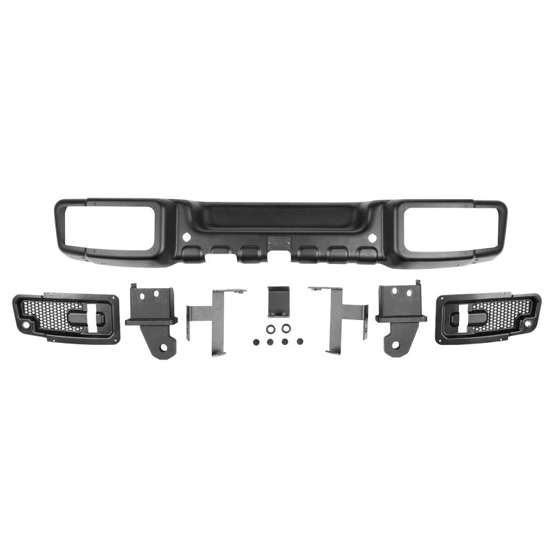 Rugged Ridge Spartacus Rear Bumper Black 18-20 Jeep Wrangler JL Bumpers - Steel Rugged Ridge