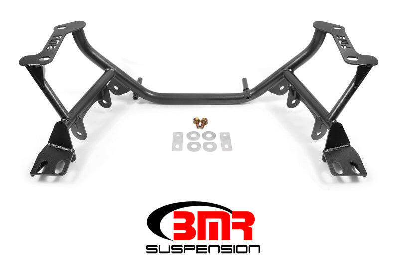 BMR 96-04 New Edge Mustang K-Member Coilover Version / Motor Plate Version - Black Hammertone Crossmembers BMR Suspension
