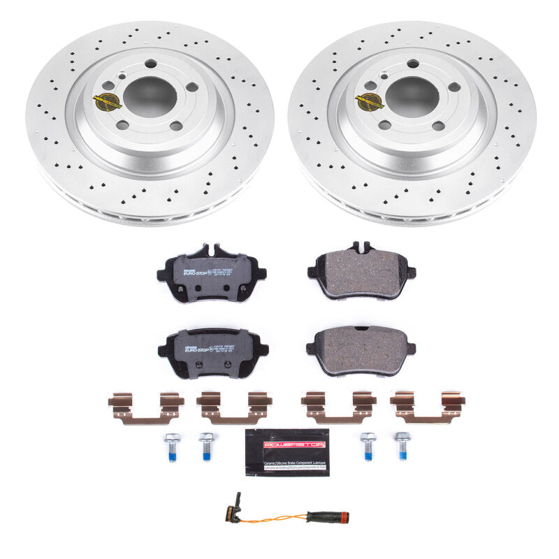 Power Stop 15-16 Mercedes-Benz SL400 Rear Euro-Stop Brake Kit Brake Kits - OE PowerStop