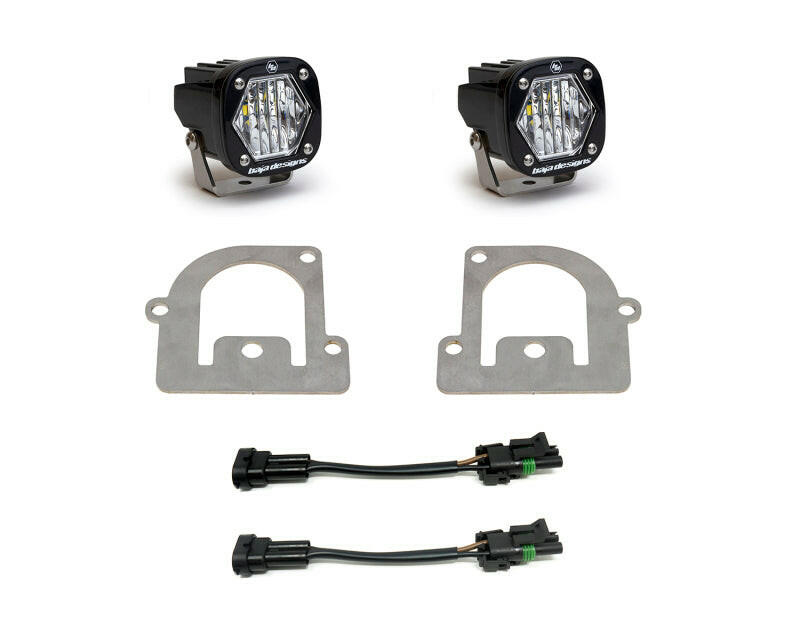 Baja Designs 21+ Ford Bronco Sport S1 WC LED Fog Pocket Light Kit - Clear Fog Lights Baja Designs