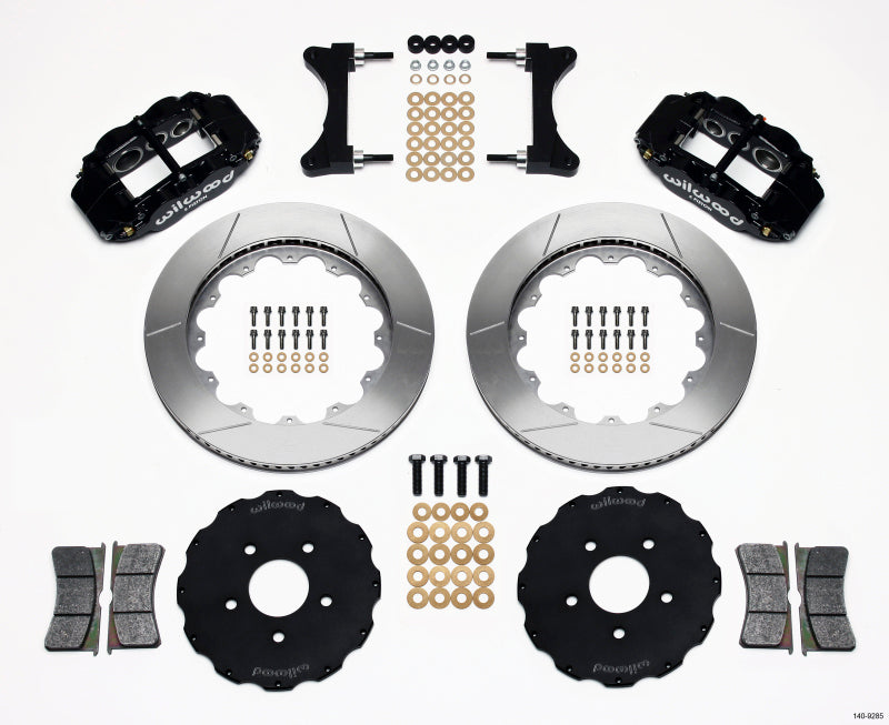 Wilwood Narrow Superlite 6R Front Hat Kit 14.00in Mitsubishi EVO VIII Big Brake Kits Wilwood