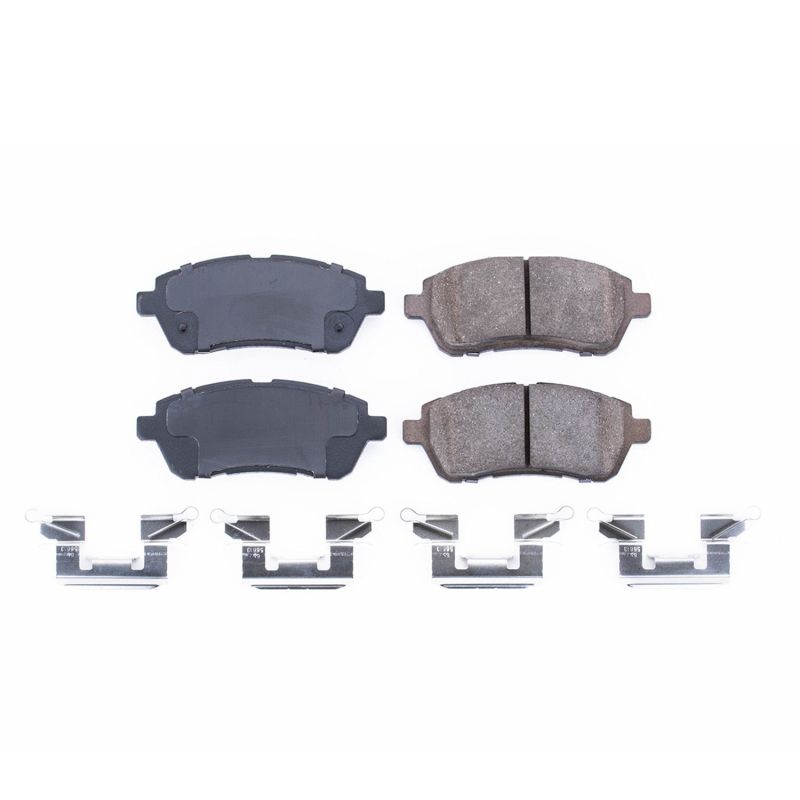 Power Stop 11-19 Ford Fiesta Front Z17 Evolution Ceramic Brake Pads w/Hardware Brake Pads - OE PowerStop