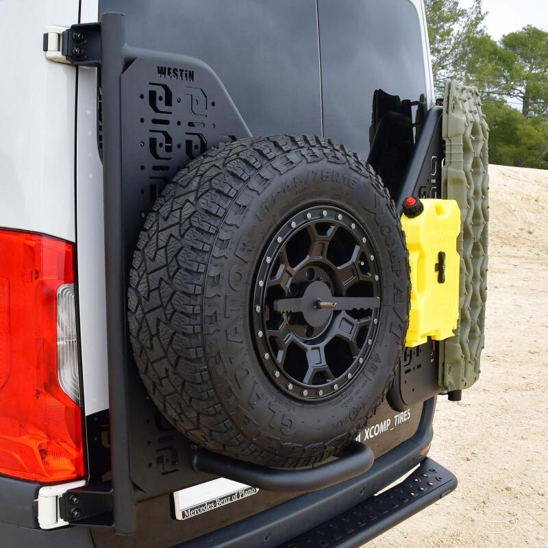 Westin 19-24 Mercedes-Benz Sprinter Accessory Carrier For XTS - Rear Driver Side Bumpers - Steel Westin