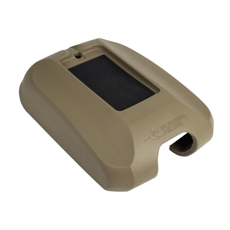 Rugged Ridge Center Console Cover w/Phone Holder Tan 11-18 jeep Wrangler JK Dash & Interior Trim Rugged Ridge