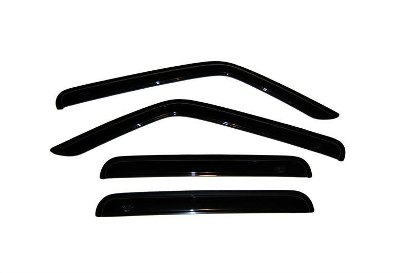 AVS 07-18 Jeep Patriot Ventvisor Outside Mount Window Deflectors 4pc - Smoke Wind Deflectors AVS