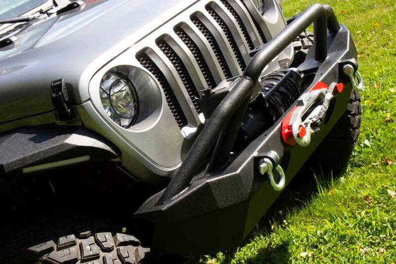 Fishbone Offroad 2018+ Jeep Wrangler JL Mid-Width Winch Front Bumper Bumpers - Steel Fishbone Offroad