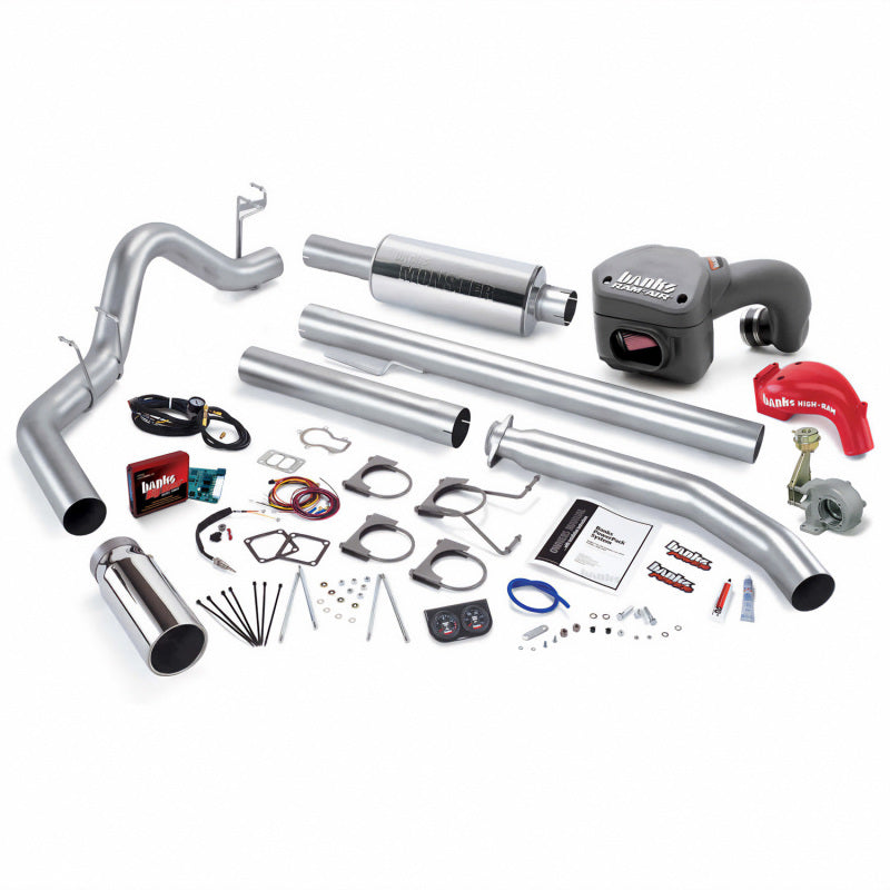 Banks Power 02 Dodge 5.9L 245Hp Std Cab PowerPack System - SS Single Exhaust w/ Chrome Tip Performance Packages Banks Power