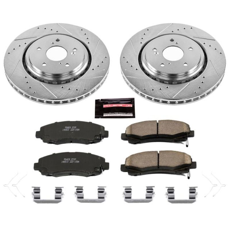 Power Stop 15-19 Acura TLX Front Z23 Evolution Sport Brake Kit Brake Kits - Performance D&S PowerStop