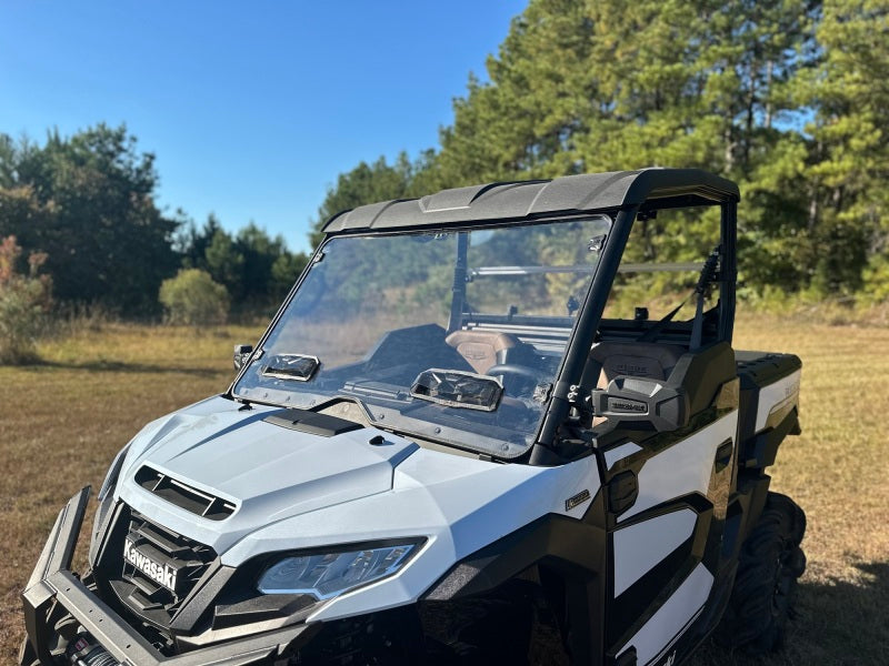 Seizmik 24+ Kawasaki Ridge Ranch Tool Less Windshield - Hardcoated Windshields Seizmik