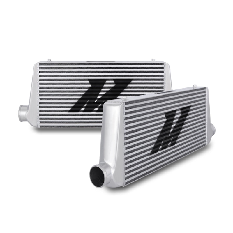 Mishimoto Universal Silver R Line Intercooler Overall Size: 31x12x4 Core Size: 24x12x4 Inlet / Outle Intercoolers Mishimoto