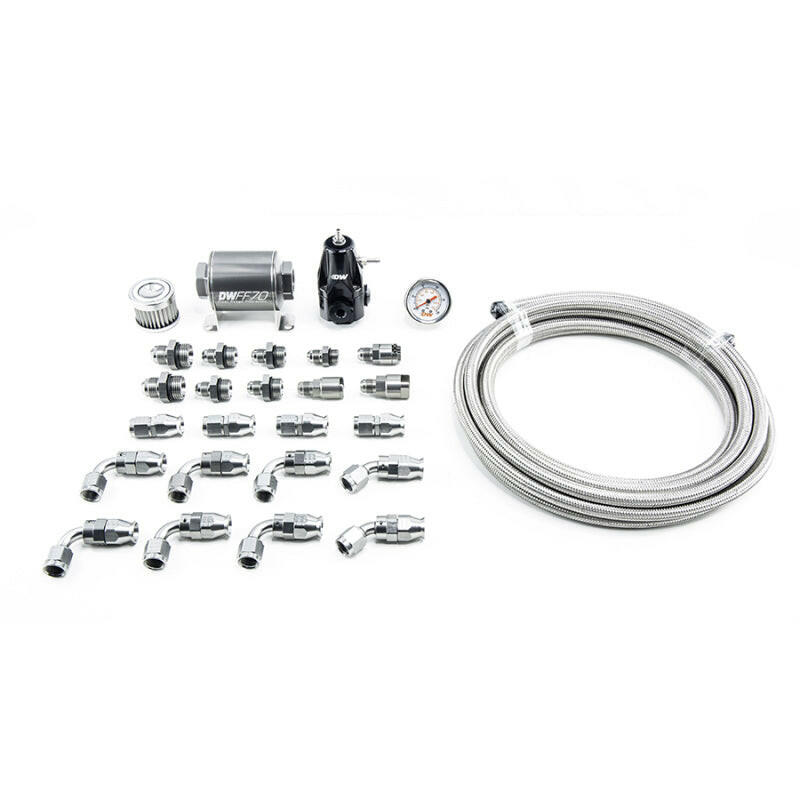 DeatschWerks 10-15 Chevy Camaro X2 Series Pump Module -6AN PTFE Plumbing Kit Fuel Pumps DeatschWerks