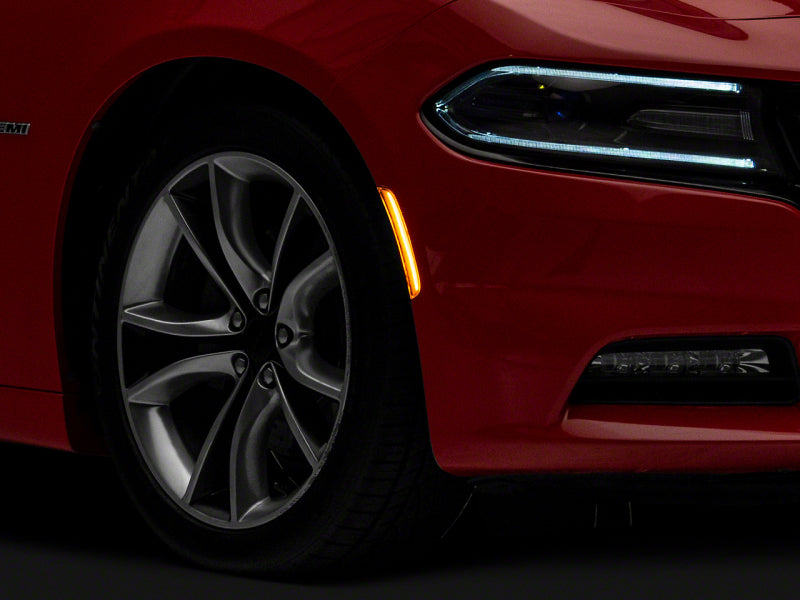 Raxiom 15-23 Dodge Charger Excluding Widebody Axial Series LED Side Marker Lights- Clear Sidemarkers & Indicators Raxiom