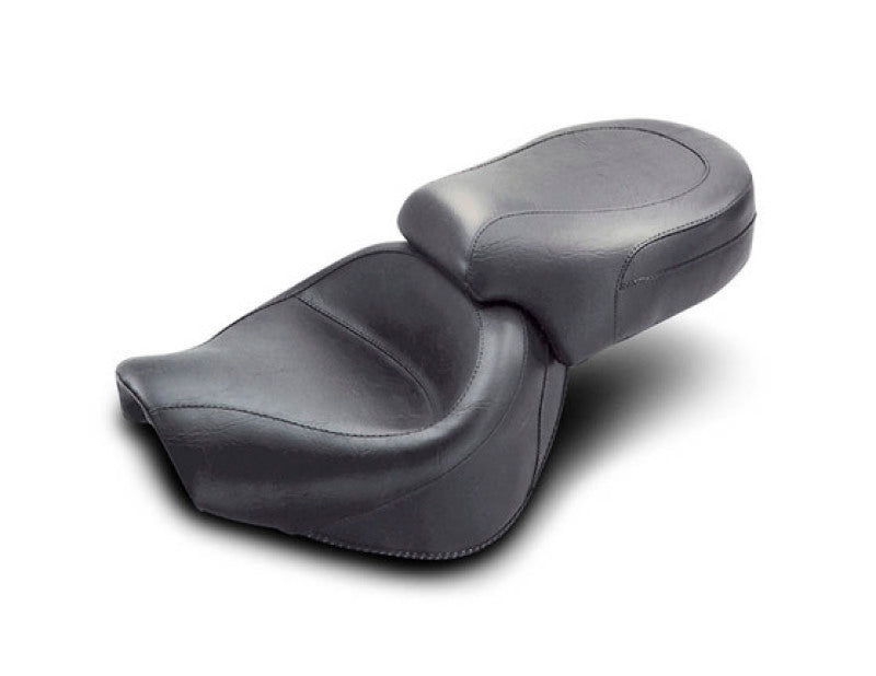 Mustang 98-03 Honda VT750 Ace Wide Touring 2PC Seat - Black Two-Piece Motorcycle Seats Mustang Motorcycle