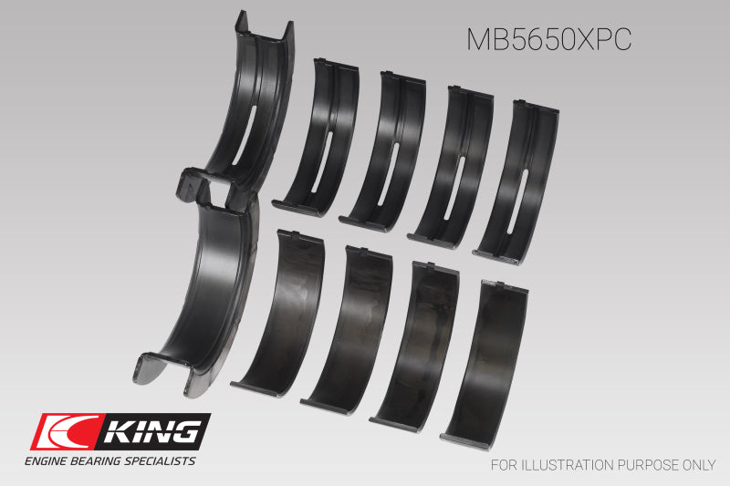 King Engine Bearings Ford 370/ 429/ 460 16V OHV pMaxKote Coated Main Bearing Set Bearings King Engine Bearings