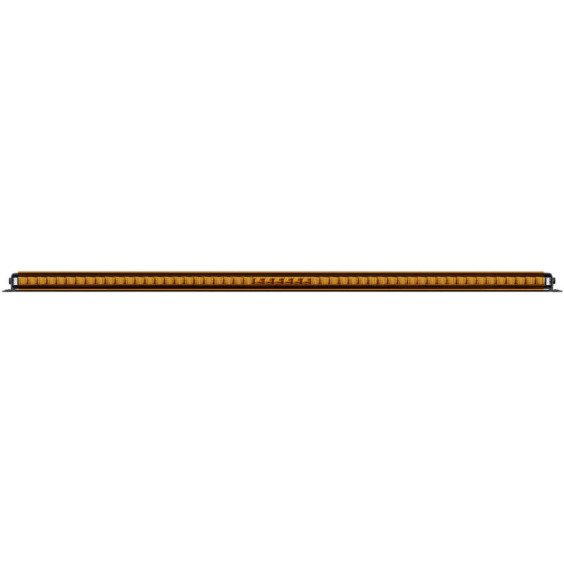 Borne Off-Road Light Bar Cover Single Row 50in Amber Light Covers and Guards Borne Off-Road