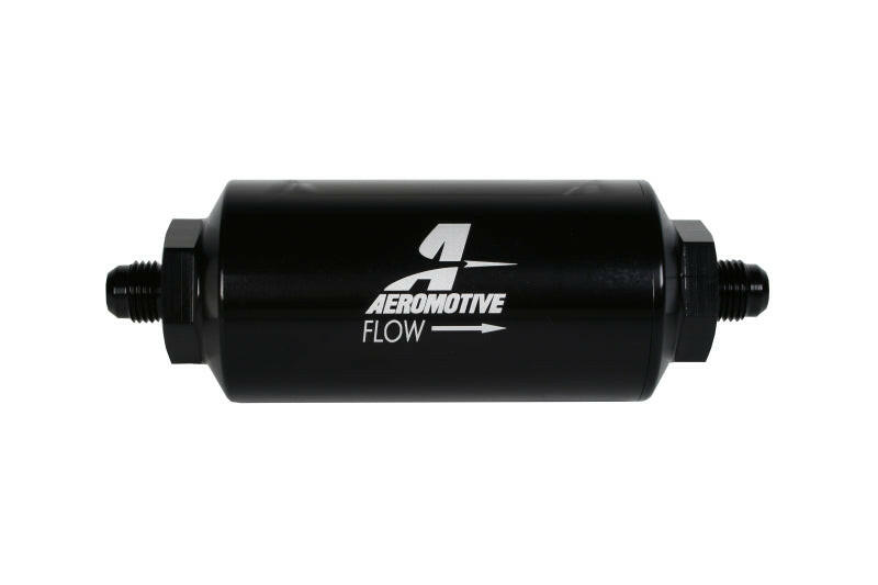 Aeromotive In-Line Filter - (AN-06 Male) 100 Micron Stainless Steel Element Fuel Filters Aeromotive