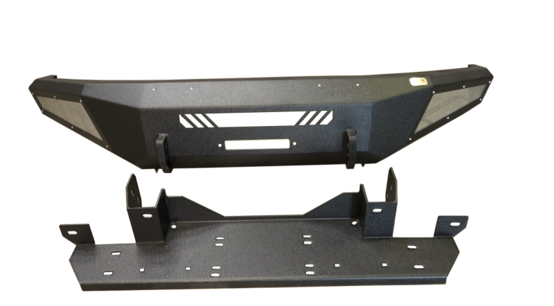 Fishbone Offroad 09-14 Ford F150 Front Bumper - Black Bumpers - Steel Fishbone Offroad