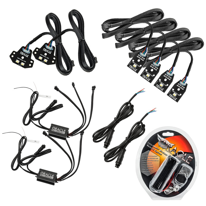 Oracle 15-21 Dodge Charger RGB+W DRL Headlight DRL Upgrade Kit - ColorSHIFT Headlights ORACLE Lighting