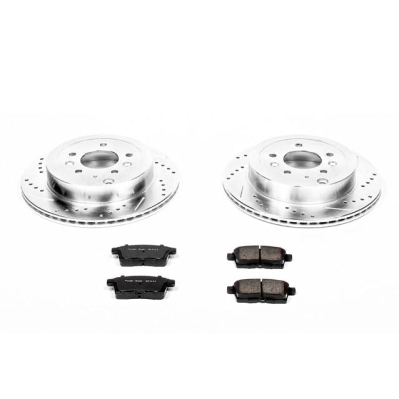 Power Stop 07-12 Mazda CX-7 Rear Z23 Evolution Sport Brake Kit Brake Kits - Performance D&S PowerStop