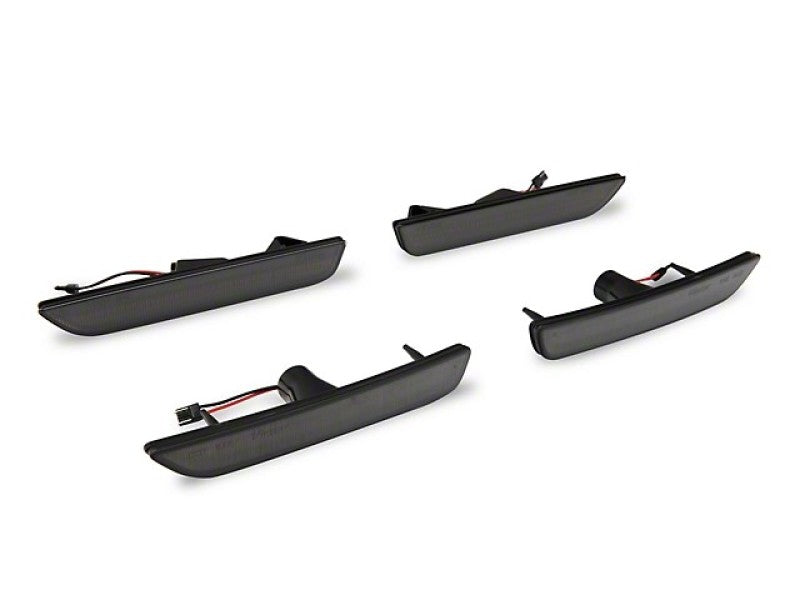 Raxiom 10-14 Ford Mustang Axial Series LED Side Marker Lights (Smoked) Sidemarkers & Indicators Raxiom