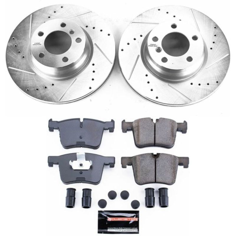 Power Stop 14-15 BMW 228i Front Z23 Evolution Sport Brake Kit Brake Kits - Performance D&S PowerStop